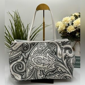 Etro Milano Paisley Print Cotton Canvas 2009